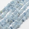 Natural Dyed Aquamarine Beads Strands G-F328-32-1