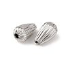 Textured 304 Stainless Steel Beads STAS-I358-11P-02-2