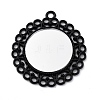 Glass Mirror Pendants FIND-Z073-02EB-02-1