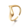 304 Stainless Steel Cuff Open Rings RJEW-T034-03G-3