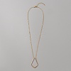 Zinc Alloy Kite Pendant Necklace NJEW-WH0023-05G-1