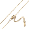 201 Stainless Steel Cable Chain Necklaces NJEW-P309-17B-G-3