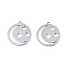Non-Tarnish 201 Stainless Steel Pendants STAS-T063-184P-2