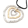 Alloy Pendant Necklaces NJEW-K261-09B-ASG-2