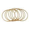 7Pcs 304 Stainless Steel Bangles for Women BJEW-C132-03G-4
