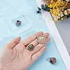 3Pcs 3 Colors Brass European Beads KK-ME0004-17-3