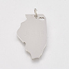 Tarnish Resistant 201 Stainless Steel Pendants STAS-T038-77-1