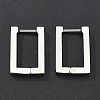 Tarnish Resistant 304 Stainless Steel Huggie Hoop Earrings X-STAS-R115-21P-5