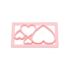 Heart Plastic Baking Cake Cutting Dies Mold DIY-WH0001-78-1