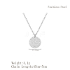 Fashionable Stainless Steel Eye of Ra Pendant Necklaces for Women's Daily Wear ZN3339-2