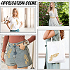5Pairs Embroidery Thread Clothing Patches PATC-GF0001-96B-5