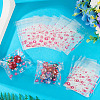 2 Bags Flower Printed OPP Cellophane Self Seal Bags OPC-TADJ0001-01-7