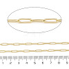 Rack Plating Oval Brass Curb Chains CHC-A010-01G-05-2