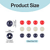 10G Opaque Acrylic Beads SACR-TADJ0001-03G-3