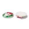 Christmas Themed Opaque Resin Cabochons CRES-P022-10-3