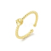Brass Cup Peg Open Cuff Ring Settings LS-KK-G518-02G-02-1