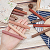   12 Pcs 12 Colors Wood Stick WOOD-PH0001-51-5