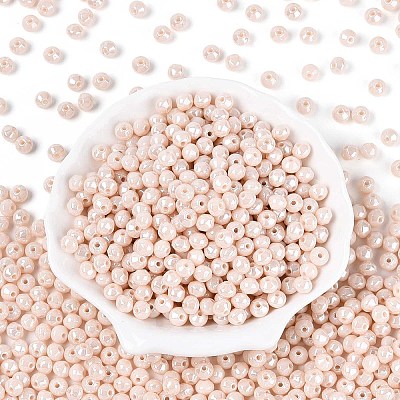 Opaque Colours Glass Seed Beads SEED-N007-34B-1