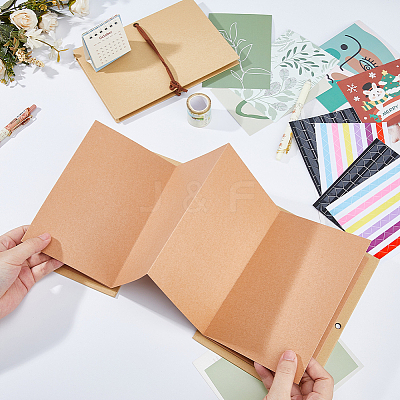 2Pcs Rectangle Paper Journal Photo Albums AJEW-FH0007-25A-1