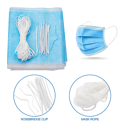 DIY Mouth Cover Making Kit AJEW-TA0017-08-1