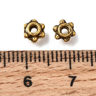 Tibetan Style Alloy Spacer Beads AL-CBA3B63-06AB-1