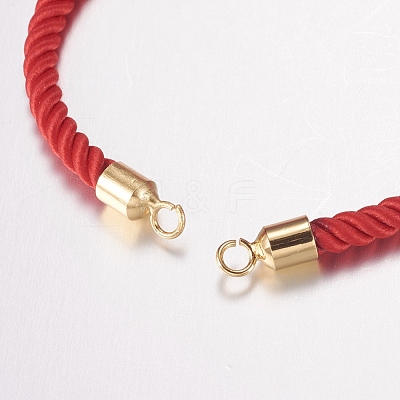 Nylon Twisted Cord Bracelet Making MAK-F019-01G-1
