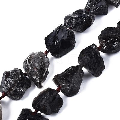Natural Smoky Quartz Beads Strands G-R421-06-1