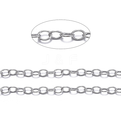 Brass Cable Chains CHC024Y-NFK-1