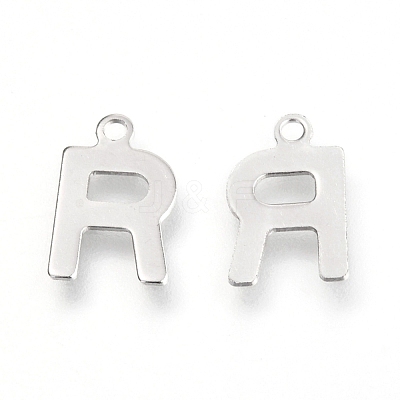 Non-Tarnish 201 Stainless Steel Charms STAS-C021-06P-R-1