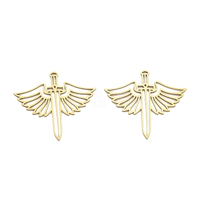 201 Stainless Steel Pendants STAS-Z162-09G-1