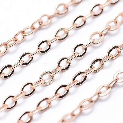 Brass Cable Chains CHC-L037-04RG-1