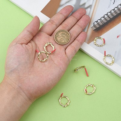 Alloy Stud Earring Findings LS-X-PALLOY-S121-70-1