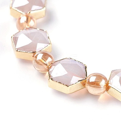 Opaque Glass Beads Strands EGLA-P045-A02-1