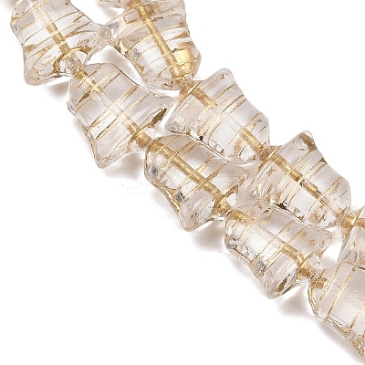 Czech Pressed Glass Beads GLAA-I061-36B-1