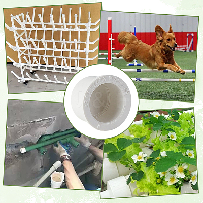 Plastic Pipe End Cap Plug FIND-WH0148-224B-1