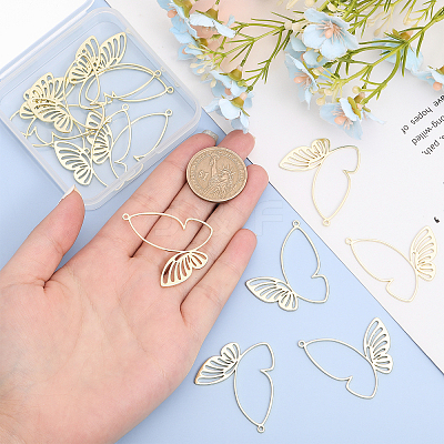 24Pcs Rack Plating Alloy Pendants FIND-CA0007-39-1