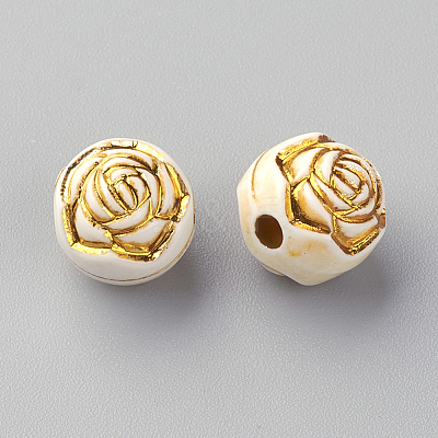 Plating Acrylic Beads X-PACR-Q113-03-1