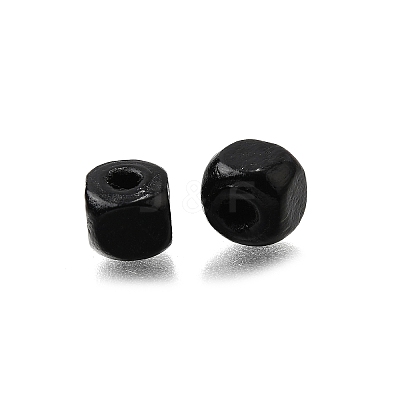 Spray Painted Wooden Beads WOOD-P021-01A-29-1