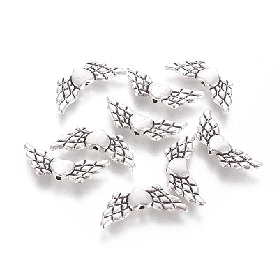 Tibetan Style Alloy Angeltee Beads LS-TIBEB-5494-AS-RS-1