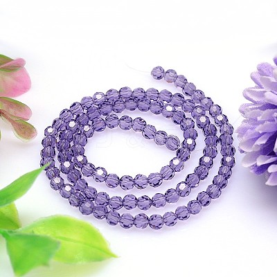 Imitation Austrian Crystal Bead Strands G-M181-4mm-26A-1