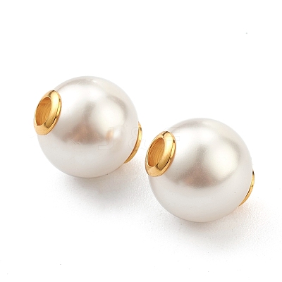 Plastic Imitation Pearl Beads STAS-Z009-01A-G-1