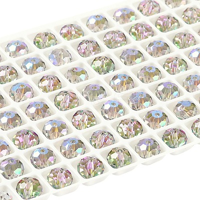 AB Color Plated Glass Beads EGLA-P059-03B-AB05-1