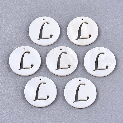 Natural Freshwater Shell Charms SHEL-S276-119L-1