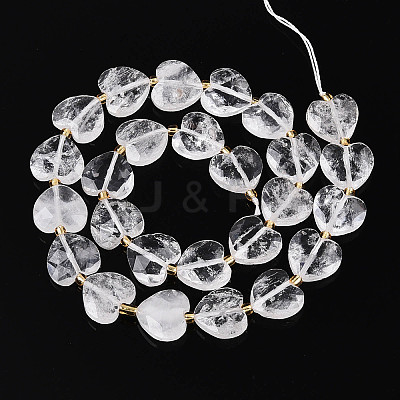 Natural Quartz Crystal Beads Strands G-P592-B19-01-1
