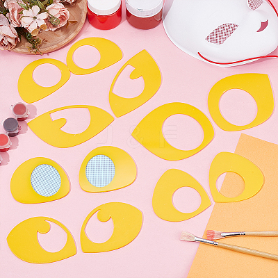 6 Styles 6 Pair Acrylic Craft Eye DOLL-BC0001-01A-1