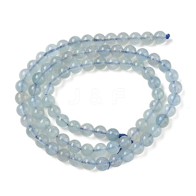 Natural Aquamarine Beads Strands G-D327-B01-5mm-1