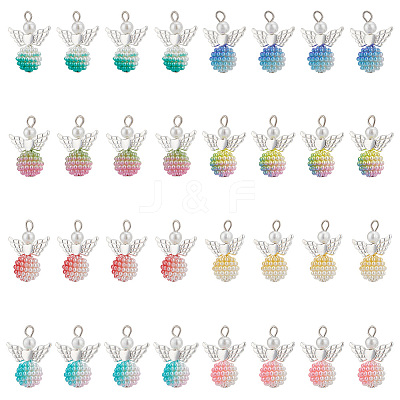 4 Sets Alloy Pendants FIND-PH0008-68-1