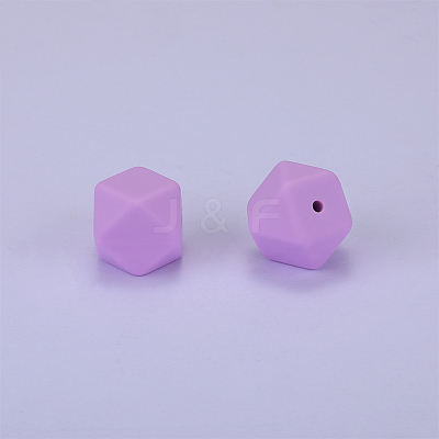 Hexagonal Silicone Focal Beads LS-SI-JX0020A-98-1