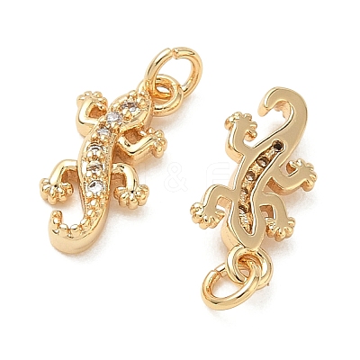SHEGRACE Brass Micro Pave Cubic Zirconia Pendants XGRQ3D896-461G-1