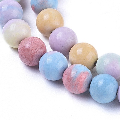 Natural Rainbow Alashan Agate Beads Strands X-G-G806-04-8mm-1